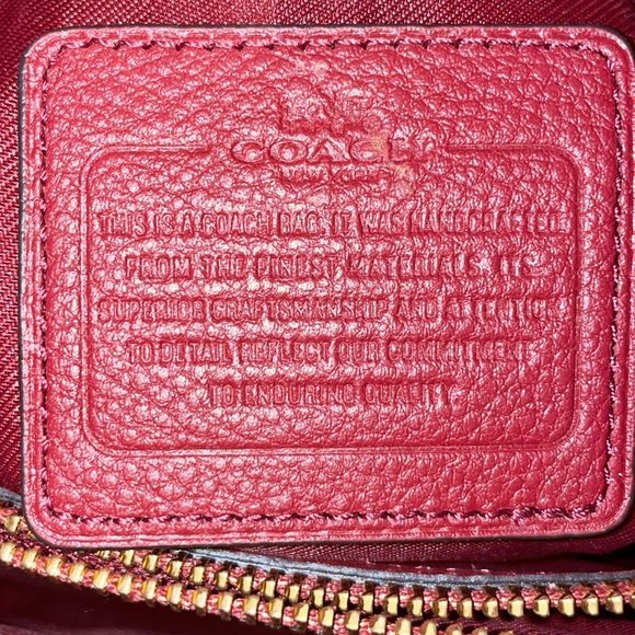 Coach Tote - Burgundy - Picture 5 of 5